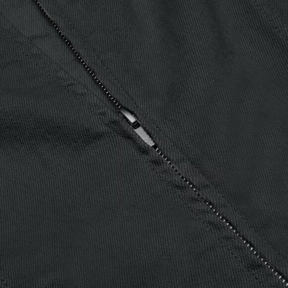 SOLD ******** Aritzia Sunday Best Lourdes denim jacket: black zip jacket - Picture 4 of 5